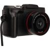 Tosuny Fotocamera Reflex Digitale, Fotocamera Mini Reflex Digitale da 16 MP HD 1080P, Videocamera con Zoom Digitale 16X, Anti-vibrazione Multiasse