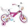 EDEN-BIKES Principessa Disney, Bici per Bambini Ragazza, Multicolore, 14