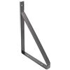 GTV PP-GINO-20M GINO - Staffe per mensole, colore: nero opaco