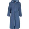 RETIEF set accappatoio microfibra con cappuccio + telo + borsetta uomo donna (Navy, L/XL)