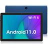 weelikeit Tablet 10 pollici, Tablet Android 11 con WiFi 6 AX + 5G WiFi, 3 GB RAM + 32 GB ROM Tablet PC, Quad-Core/Certificazione Google GMS/Fotocamera 5 MP + 8 MP/Bluetooth/con stilo