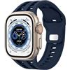 Higgs Cinturino Compatibile con Cinturino Apple Watch Ultra/Ultra 2 49mm 45mm 44mm 42mm Donna Uomo, Cinturini Sportivo Morbido Silicone Regolabile per iWatch Series 9 SE(second) 8 7 6 5 4 3 2 1