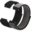 KIBDSNG Cinturino per orologio in nylon, 16 mm, 18 mm, con chiusura rapida, sportivo, traspirante, per uomo e donna