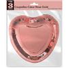 surprisez vous Piatto matrimonio cuore rosa oro in tazza (x3) REF/APCCRG