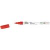 KREUL 47212 - Penna a vernice fine rossa, con punta a proiettile, larghezza del tratto 1-2 mm, per disegnare, etichettare e decorare piccoli e originali regali, biglietti, ecc.