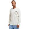 Lee Essential LS Tee T-Shirt, Natur, XXL Uomo
