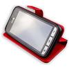 caseroxx custodia per Doro 8030/8031, Bookstyle-Case Custodia protettiva book cover per smartphone in colore rosso