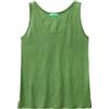 United Colors of Benetton Canotta 3KGQE8398 Canottiera, Verde Bosco 2G3, M Donna