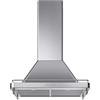 Generic FÖLJANDE Cappa aspirante a parete, 80 cm, acciaio inossidabile