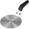 Grourarty Piastra Convertitore Grourarty per Piano Cottura a Induzione, Adattatore per Moka, Diffusore di Calore per Caffè Espresso, 13 cm