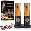 PAISHENKEJI Macina sale pepe elettrico: - macina pepe elettrico regolabile di dimensioni con base,automatico macina spezie con una mano di funzionamento