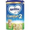 Mellin Comfort 2, Latte di Proseguimento in Polvere per Lattanti dal 6° mese al 12° mese compiuto, Confezione da 800g