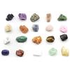 Yolispa 20 Collezione di Rocce Minerali Naturali Geologia Educazione Energia Cristalli Minerali Esemplari Pietre Irregolari