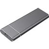 JAWSEU Disco rigido esterno portatile da 1 a 2 TB Hard Disk esterno, Disco rigido ultra sottile compatibile per PC, Mac, desktop, laptop (1TB, nero)