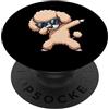 Cool Dabbing Poodle Dab Poodle Dog Cane barboncino Cool Dabbing Dab PopSockets PopGrip Intercambiabile