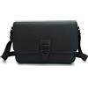 Carlheim Crossbody bag, Cross-Wear Kai, Genuine Leather, Black