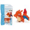 nanoblock Bandai - Nanoblock - Charizard - Pokémon - Mini statuina in mattoncini - Gioco di costruzione - Kit di costruzione per la figura di Pokémon Charizard in stile pixel - NBPM008