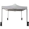 Mobili Rebecca - Rebecca Mobili Gazebo Richiudibile Bianco 4 Pesi Metallo Poliestere 3x3