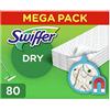 Swiffer - Scopa cattura polvere, ricariche salviette asciutte per pavimenti