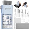 Ordilend Tutto in Uno Kit Pulizia Tastiera pc Computer Laptop Spazzola Pulisci Schermo per Tablet Auricolari Bluetooth Smartphone Earbuds Headphones Fotocamera con brevetto