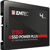 Emtec ECSSD4TX150 SSD interno 2.5'' - Hard disk SSD interno - SATA X150 Power Plus 3D NAND 4TB
