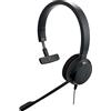 Jabra Evolve 20 Mono Headset - Microsoft Certified Headphones for VoIP Softphone with Passive Noise Cancellation - USB-Cable with Controller - Black