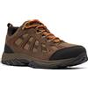 Columbia Redmond 3 Scarpe Da Trekking Basse da Uomo, Marrone (Saddle x Caramel), 46 EU