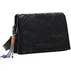 Desigual, BOLS_ALPHA DORTMUND FLAP Donna, Nero, taglia unica