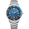 Citizen Orologio Unisex Marina Sporty Eco Drive Blu e Nero