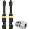 DEWALT DT70536T-QZ Set 2 Pezzi PH2 50 mm e Bussola Magnetica, 10X (Pack of 3 pieces)
