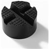 Lyeteung Universale Jack Pad 80mm, Tampone in Gomma per Cric con Scanalatura, Cric Adattatore Protector, Tamponi Martinetti Sollevatore