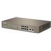 Tenda TEG5310P-8-150W switch di rete Gestito L3 Gigabit Ethernet (10/100/1000) Supporto Power over Ethernet (PoE) 1U Grigio
