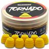Haldorado Tornado Esca a pellet per fumare o sanguinare, esche per la pesca alla carpa, forma speciale, 100% biodegradabile, 12 mm di larghezza e 11 mm di lunghezza, giallo, N-butirrico + ananas