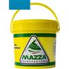 MAZZA Guaina Liquida Impermeabilizzante Monocomponente Colorata Pedonabile All'Acqua Colorificio Mazza lt 5 lt 14 (14 Litri, Blu Santorini )
