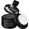 LEON MIGUEL Polvere per capelli LEON MIGUEL - Hair Line Powder: correttore per capelli resistente all'acqua per coprire la ricrescita, per donne e uomini; infoltitore capelli invisibile - 4g (Grigio)