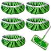 DGUSO 5 Pezzi Compatibile Riutilizzabili per Swiffer Sweeper Mop, Mocio Panni per Lavapavimenti Ciniglia, Compatibile Panni per Swiffer Cattura Polvere Pavimenti per Pulizia dei Pavimenti(Verde/Piccolo)
