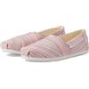 TOMS Alpargata Print, Mocassino Basso Donna, Pink Stripes, 35.5 EU