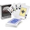 Poker Night Pro Mazzo di Carte da Poker Texas Hold'em Professionali, Impermeabili al 100% in Plastica | 54 Carte (Dorso Blu) | 2 Jolly | Indice Jumbo