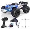 DEERC H16E Camion RC da Corsa senza spazzole, Max 70 km/h, Auto RC Veloci per Hobby 1:16 4X4 RTR per Adulti e Ragazzi, Monster Truck RC per Tutti i Terreni, Regalo per Veicoli Elettrici Fuoristrada