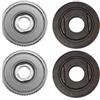 TsoLay 2X Mandrino con Piastra di Bloccaggio M14 per Smerigliatrice Angolare per Serraggio Dado Un Sgancio Rapido SDS 115/125/150/180/230 mm Set di Flangiati