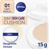 Nivea Q10 Plus Anti-age 3in1 Crema Viso Colorata Anti-età Fp15 Light-medium 15ml