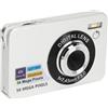 Generic Videocamera digitale multifunzione facile da usare HD portatile 4K 56MP luce di riempimento integrata per ragazzi per scattare foto (argento)