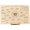 CONTRAXT Biglietto Auguri 10 Anni legno. Idee regalo Biglietti Auguri donna uomo ragazzo festa addobbi gadget 10 Anni decorazioni Compleanno amica Bomboniere Happy Birthday 10 anni donna uomo (10)