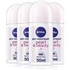 NIVEA Deo Pearl & Beauty Roll On Pack of 4