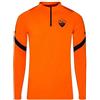 Nike Roma M NK Dry STRK DRIL Top CL, T-Shirt A Manica Lunga Uomo, Safety Orange/Black/(Black) (No sponsor-3rd), S