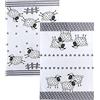 SPOTTED DOG GIFT COMPANY - Strofinacci da cucina con motivo pecore - lavabili in lavatrice - idee regalo per uomo e donna - cotone - bianco/nero - 50 x 70 cm - set da 2