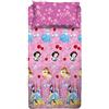 Disney - Completo Letto Principesse Una Piazza e Mezza, Set Lenzuola Letto 1,5 |Lenzuolo sopra, Sotto, Federa|