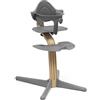 Stokke Sedia Stokke Nomi (Rovere/Grigio) + Baby Set (Grigio) - Favorisce la seduta attiva & Fournit un maintien pendant que bébé apprend à s'asseoir - Sostiene fino a 150 kg