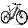 moma bikes Bicicletta MTB Elettrica VAE, EMTB 29, Alluminio, SHIMANO ALTUS 24v, Sospensioni Avanti, Freni a Disco idraulico, Batteria integrata Litio 48V 13Ah