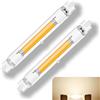 PJLJC R7S LED 78mm 15W Dimmerabile Lampadina,15W LED R7S Equivalenti a 150W Lampada Alogena, Lampadine Bianco Caldo 3000K,1500LM Nessun Sfarfallio,Illuminazione Fascio 360°,2 pcs
